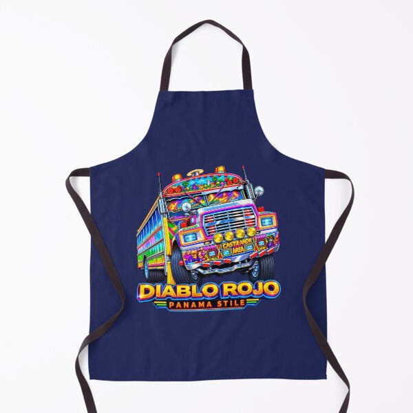 Item preview, Diablo Rojo Panama Style - Iconic Panamanian Bus designed and sold by Emmafeystilo.