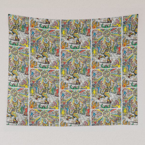 Item preview, Cornish Rex Roller Disco designed and sold by PictoVibe.