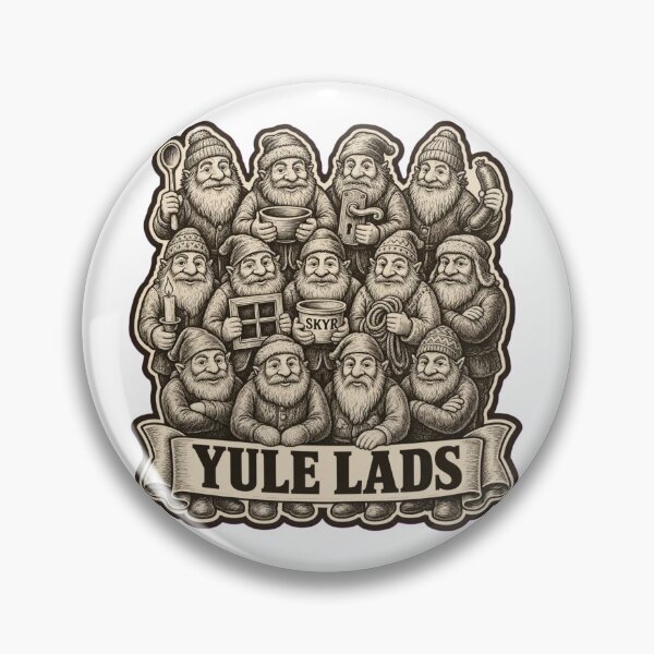 Item preview, Yule Lads Thirteen Roster Woodcut | Jolasveinar Icelandic Folklore Slogan designed and sold by StickyGuys.