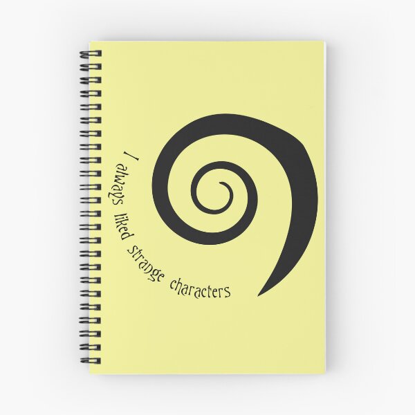 Item preview, I Always Liked Strange Characters - Tim Burton Spiral Quote designed and sold by qfa Originals.