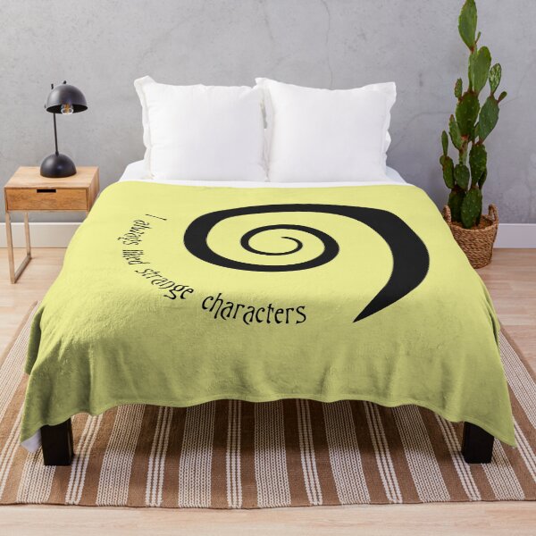 Item preview, I Always Liked Strange Characters - Tim Burton Spiral Quote designed and sold by qfa Originals.