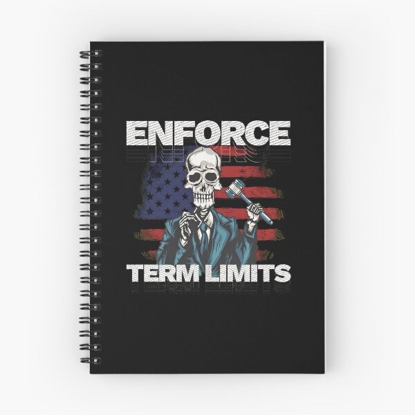 Item preview, Enforce Term Limits Skeleton Gavel US Flag designed and sold by hogonmdgraben.