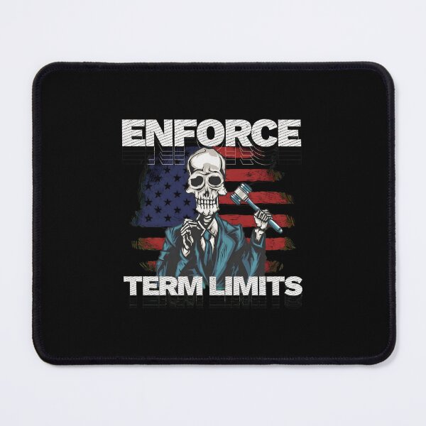 Item preview, Enforce Term Limits Skeleton Gavel US Flag designed and sold by hogonmdgraben.