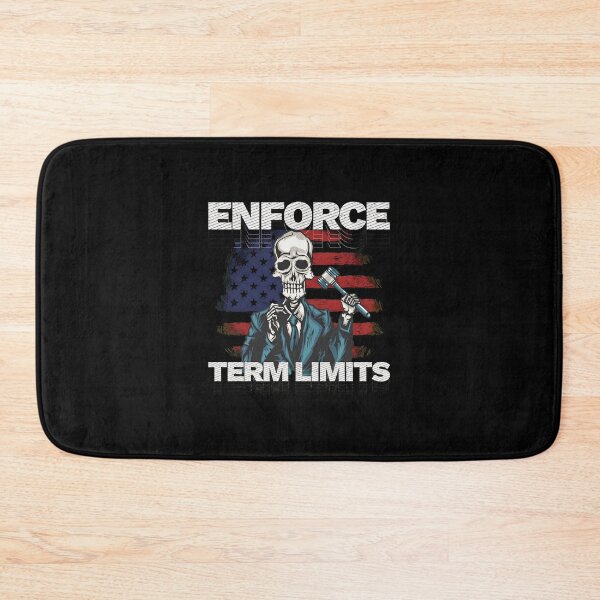 Item preview, Enforce Term Limits Skeleton Gavel US Flag designed and sold by hogonmdgraben.