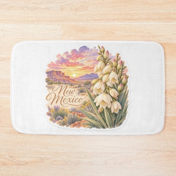 Item preview, New Mexico Yucca Desert Mesa Sunset designed and sold by Whimspired By Paxx.