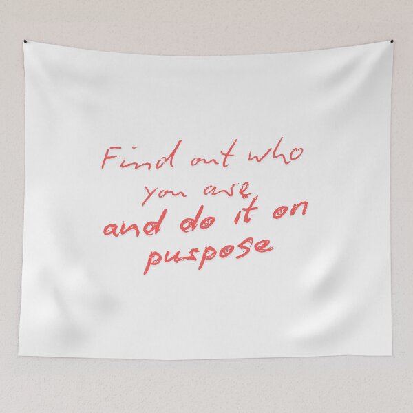 Item preview, "Find Out Who You Are" Dolly Parton Quote designed and sold by AnimaliaStar.