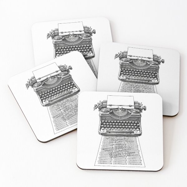 Item preview, Obsession Typewriter designed and sold by GeeklyShirts.