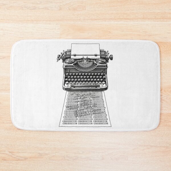 Item preview, Obsession Typewriter designed and sold by GeeklyShirts.