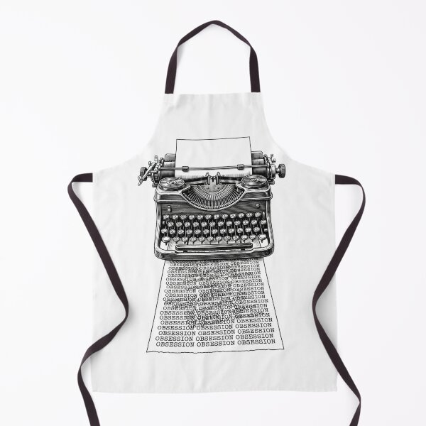 Item preview, Obsession Typewriter designed and sold by GeeklyShirts.