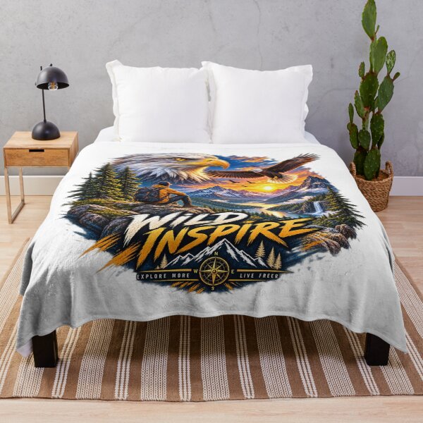 Item preview, Wild Eagle Mountain Adventure – Freedom & Nature Design designed and sold by Wild Inspire.