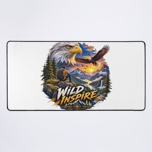 Item preview, Wild Eagle Mountain Adventure – Freedom & Nature Design designed and sold by Wild Inspire.