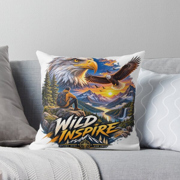 Item preview, Wild Eagle Mountain Adventure – Freedom & Nature Design designed and sold by Wild Inspire.