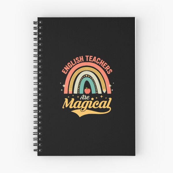 Item preview, English Teachers Are Magical Rainbow Apple Retro designed and sold by zeunerdzmowrisl.