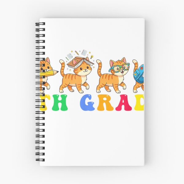 Item preview, Funny Cat Fifth Grade Back to School Teacher Student T-Shirt designed and sold by Caroodoo.