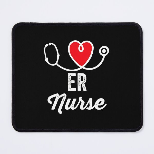 Item preview, ER Nurse Heart Stethoscope Design designed and sold by hogonmdgraben.