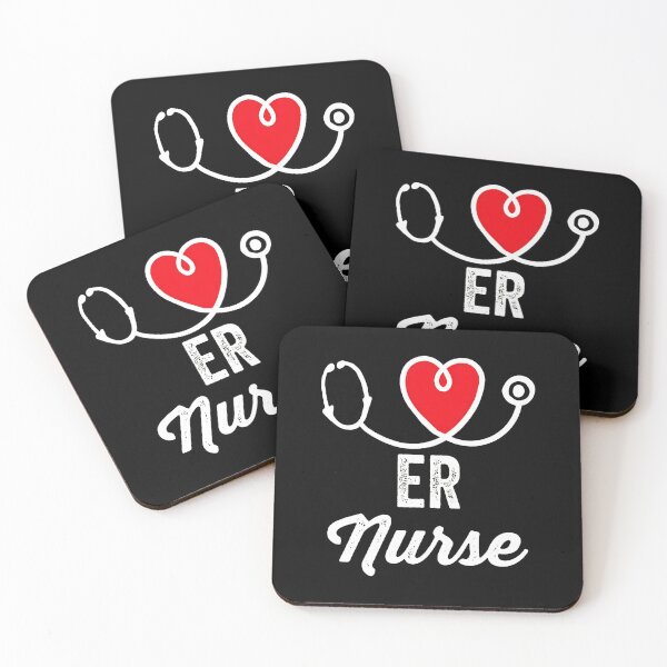 Item preview, ER Nurse Heart Stethoscope Design designed and sold by hogonmdgraben.
