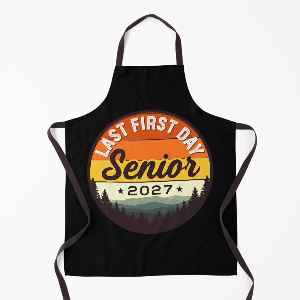 Item preview, Last Day Senior 2027 Graduation Sunset Mountain Retro designed and sold by Zizo-DR44.