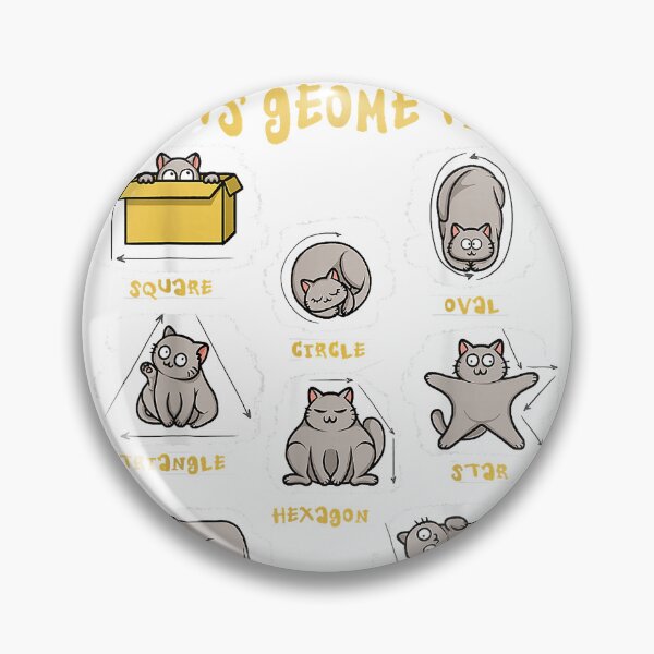 Item preview, Funny Cat Shirt Basics Cat Geometry Math Teacher Cat Owner T-Shirt designed and sold by Otako88.