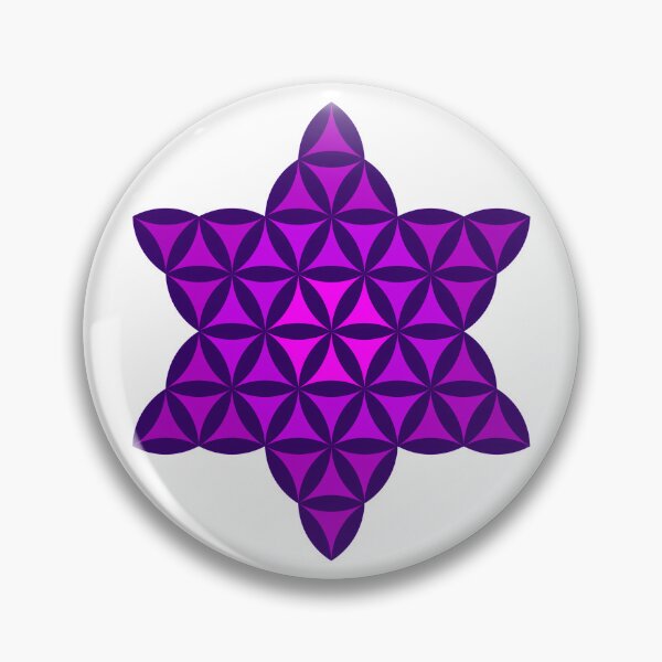 Item preview, Sacred Star of Life, 02/2D Indigo, Inverse  designed and sold by iSacredGeometry.