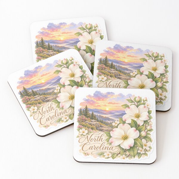 Item preview, North Carolina Dogwood Blue Ridge designed and sold by Whimspired By Paxx.