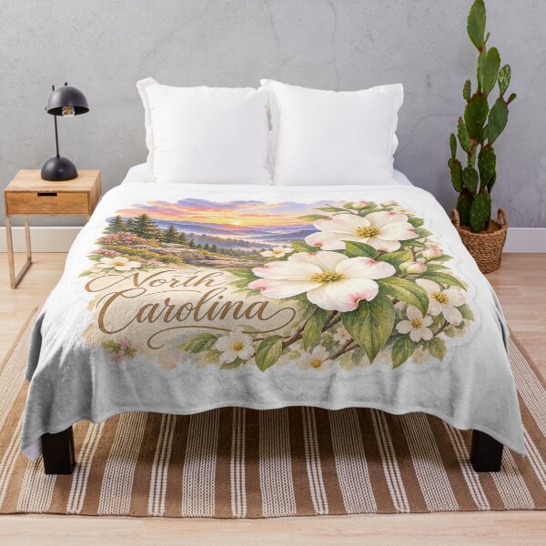 Item preview, North Carolina Dogwood Blue Ridge designed and sold by Whimspired By Paxx.