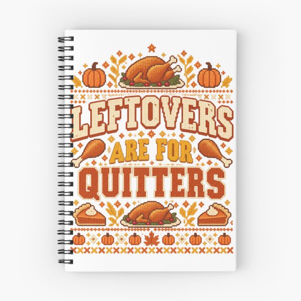 Item preview, Leftovers Are for Quitters – Funny Thanksgiving Ugly Sweater designed and sold by WolfmanProphecy.