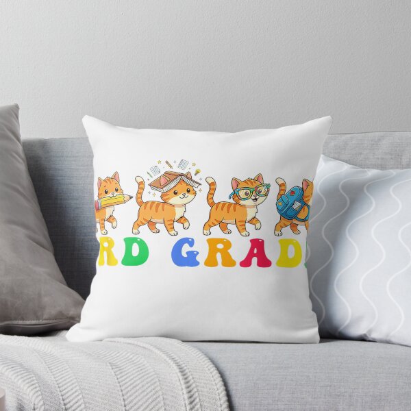 Item preview, Funny Cat Third Grade Back to School Teacher Student T-Shirt designed and sold by Lakshya20031.