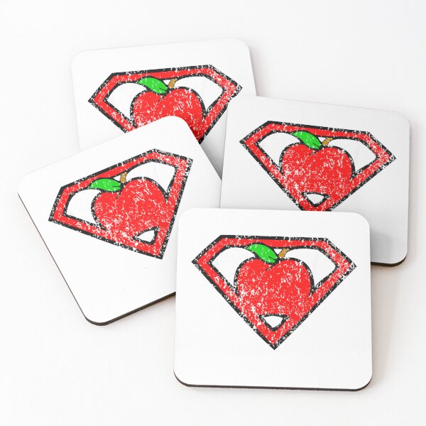 Item preview, Funny Cute Distressed Super Teacher Superhero Apple Shirt T-Shirt designed and sold by MithiOsh.