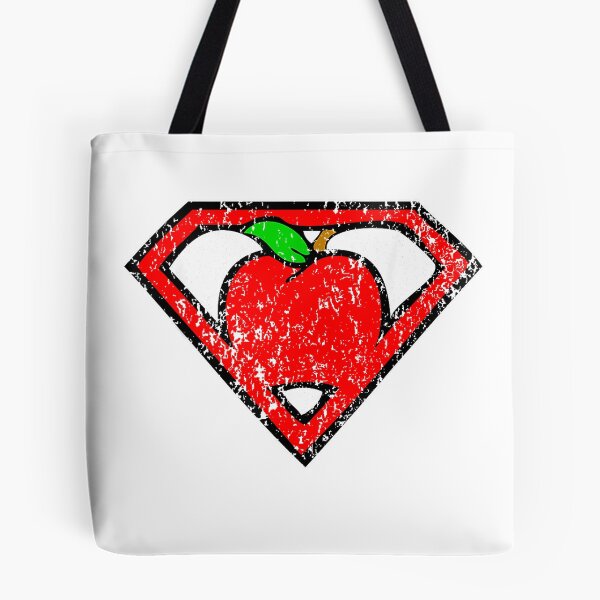Item preview, Funny Cute Distressed Super Teacher Superhero Apple Shirt T-Shirt designed and sold by MithiOsh.