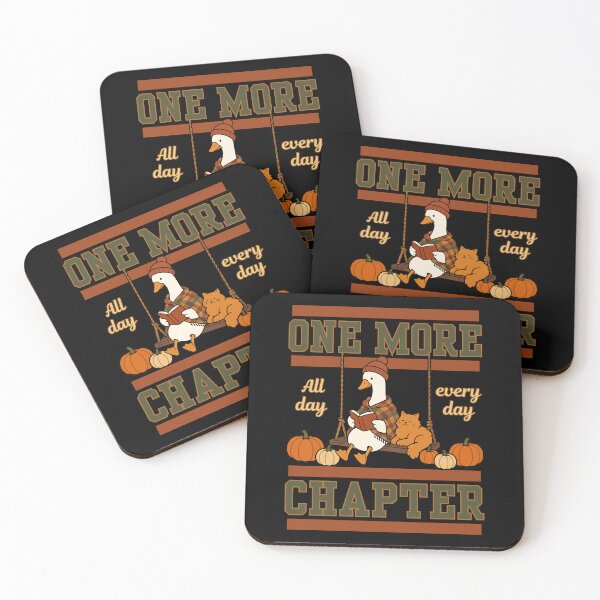 Item preview, Silly Goose Orange Cat Reading Books, One More Chapter, Booked for Fall Bookish Book Lover, Varsity designed and sold by Forevermore.