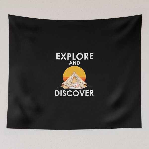 Item preview, Explore and Discover Camping Tent Sunset Adventure Design designed and sold by zeunerdzmowrisl.