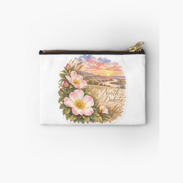 Item preview, North Dakota Wild Prairie Roses Badlands designed and sold by Whimspired By Paxx.