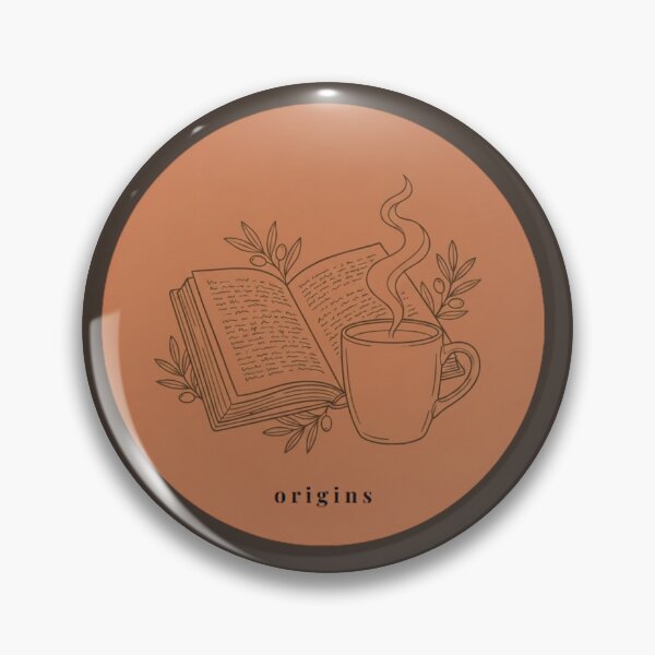 Item preview, Cozy Reader Coffee & Book – Terracotta Minimalist Line Art designed and sold by ORIGINS LINES.