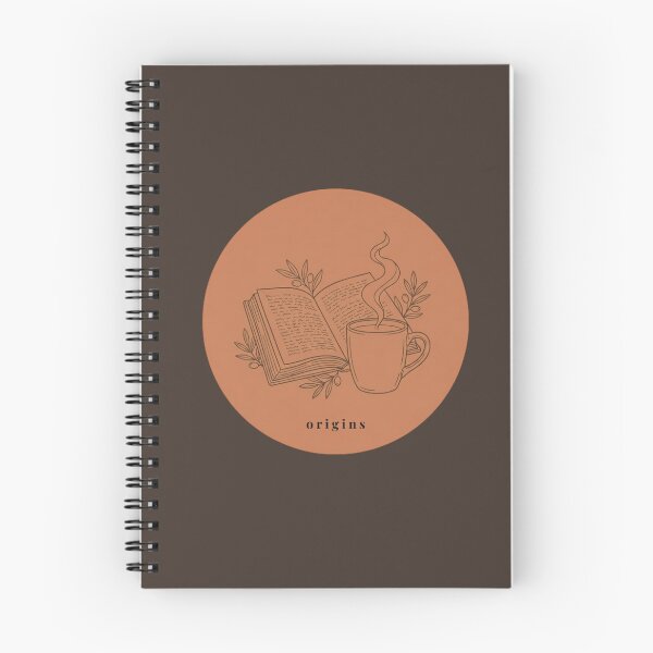 Item preview, Cozy Reader Coffee & Book – Terracotta Minimalist Line Art designed and sold by ORIGINS LINES.