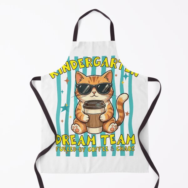 Item preview, Funny Kindergarten Dream Team Cat Coffee Teacher T-Shirt designed and sold by josumitofc.