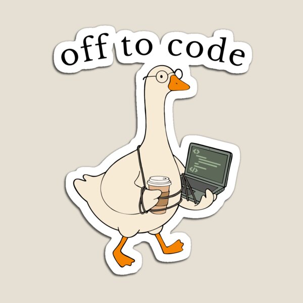 Item preview, ¡A programar! Humor de gansos programadores designed and sold by FreshVibe Prints.