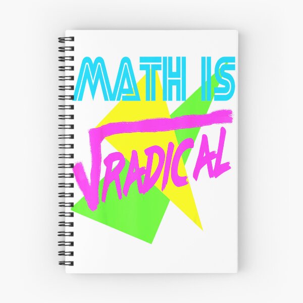 Item preview, Funny Math is Radical Retro 80s Vintage Algebra Teacher T-Shirt designed and sold by Nayana77.