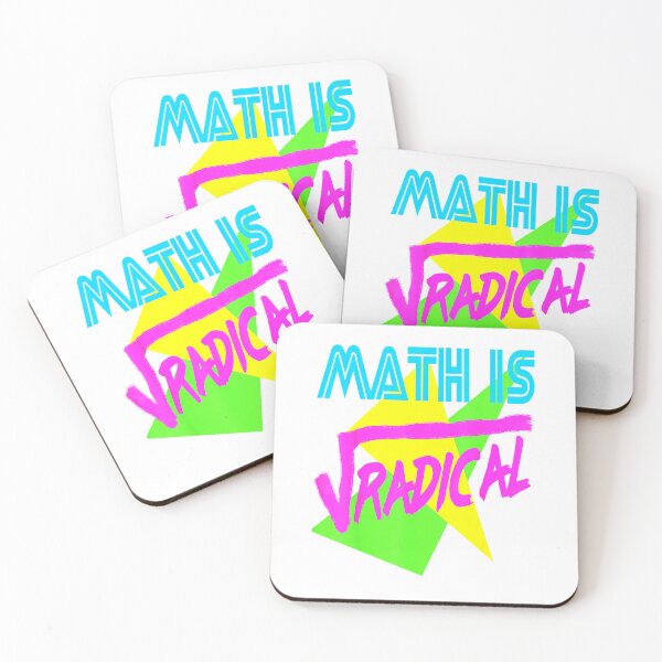 Item preview, Funny Math is Radical Retro 80s Vintage Algebra Teacher T-Shirt designed and sold by Nayana77.