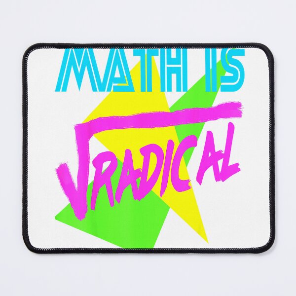 Item preview, Funny Math is Radical Retro 80s Vintage Algebra Teacher T-Shirt designed and sold by Nayana77.