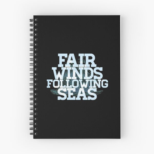 Item preview, Fair Winds Following Seas Sailboat Graphic designed and sold by hogonmdgraben.