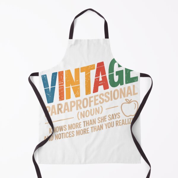 Item preview, Funny Paraprofessional Teacher Vintage Style 60s 70s 80s T-Shirt designed and sold by FandMdesign.