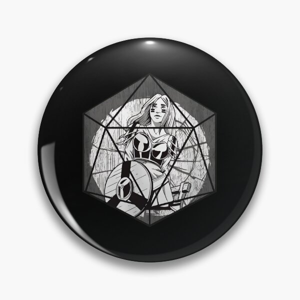 Item preview, Fantasy Warrior D20 Geometric Design designed and sold by hudmondvnilan.
