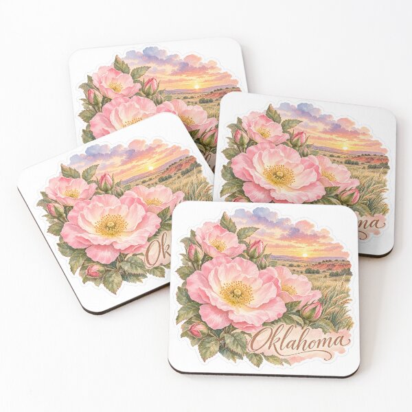 Item preview, Oklahoma Roses Red Earth Prairie designed and sold by Whimspired By Paxx.