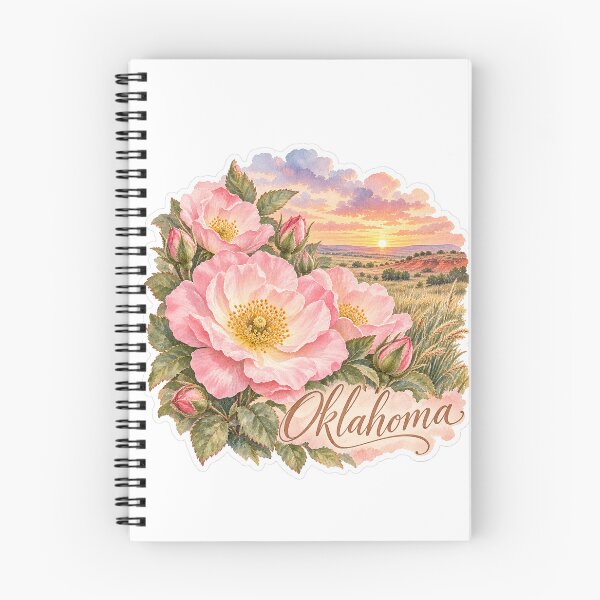 Item preview, Oklahoma Roses Red Earth Prairie designed and sold by Whimspired By Paxx.