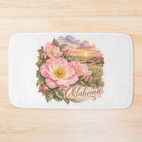 Item preview, Oklahoma Roses Red Earth Prairie designed and sold by Whimspired By Paxx.