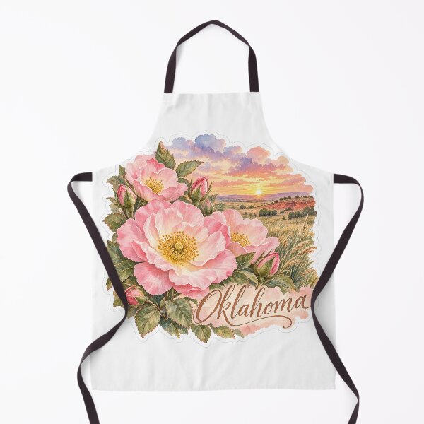 Item preview, Oklahoma Roses Red Earth Prairie designed and sold by Whimspired By Paxx.
