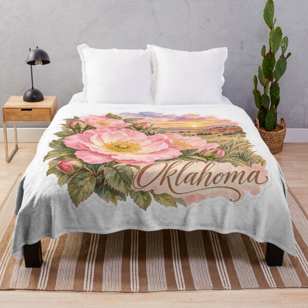 Item preview, Oklahoma Roses Red Earth Prairie designed and sold by Whimspired By Paxx.