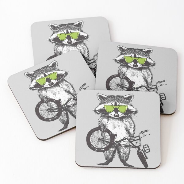 Item preview, Cool BMX Raccoon designed and sold by Structure-Blue.