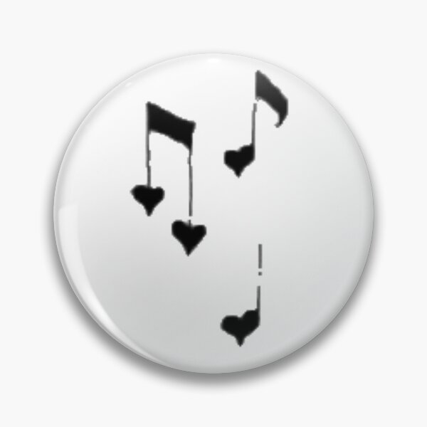 Item preview, Cute Music Note Hearts – Minimalist Love & Melody Line Art designed and sold by xWhimsyDreamsx.