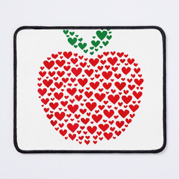 Item preview, Funny Teacher Apple with Hearts School T-Shirt designed and sold by Stickerbynp1.